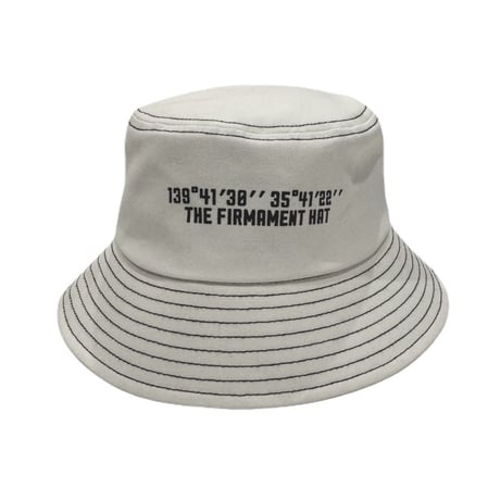GPS Logo Cotton Buckt/バケットハット　ホワイト