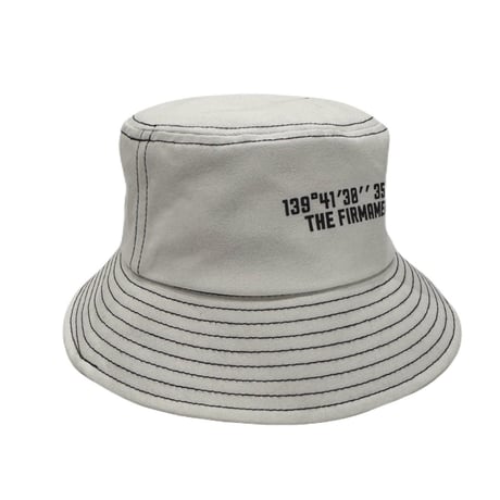 GPS Logo Cotton Buckt/バケットハット　ホワイト
