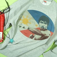 祖国を背負い☆パックマン！】マニーパッキャオTシャツボクシング