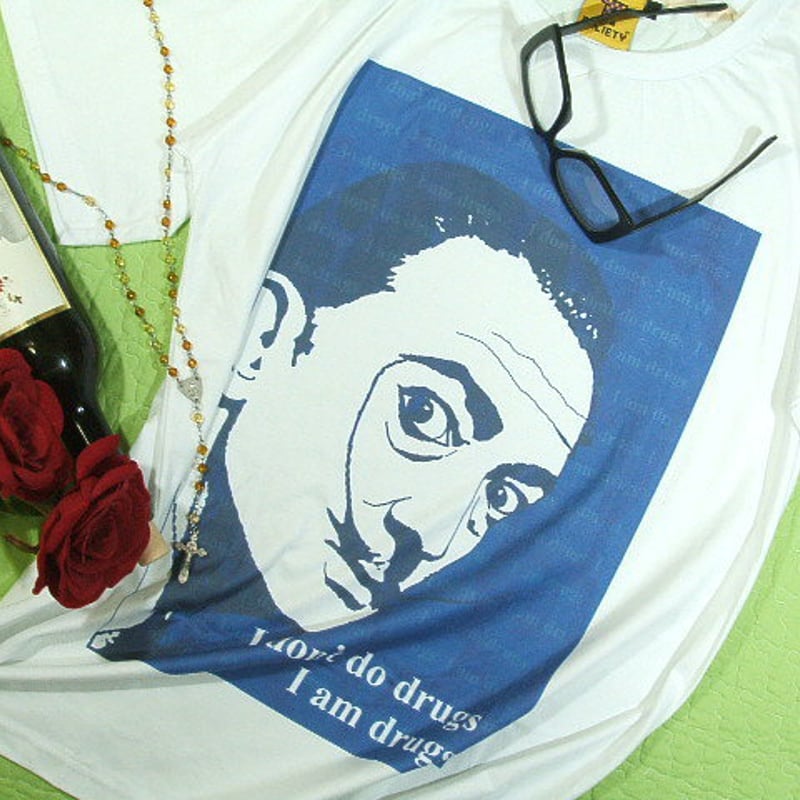 I am Drugs！さすがです、ダリ様】サルバドールダリTシャツ世界の画家 
