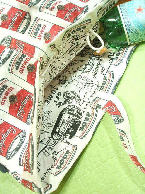 軽快キャンバス・キャンベルトート】キャンベル缶バッグアンディ