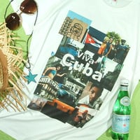 【変わりゆく“前の”ＣＵＢＡを】キューバハバナＴシャツキューバ写真コラージュＴシャツ【サイズ：S 、M 、L 、XL 】【５０００円以上で】送料無料　Ｔシャツ　メンズ　半袖　大きいサイズCUBA　キュ