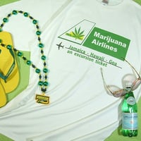 【マリファナ（架空）エアライン★２XL＆３XL】大麻Ｔシャツキングサイズ★マリファナ、ガンジャ、大麻Ｔシャツ【完売しました】【５０００円以上で】送料無料　Ｔシャツ　メンズ　大きいサイズ　XXL XXX