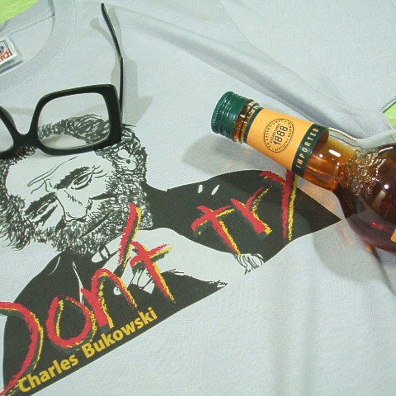 最狂詩人☆ブコースキー再びッ！】ブコウスキーTシャツアメリカ