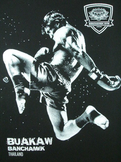 最強ブアカーオ☆美しき膝ッ！】ブアカーオTシャツムエタイ