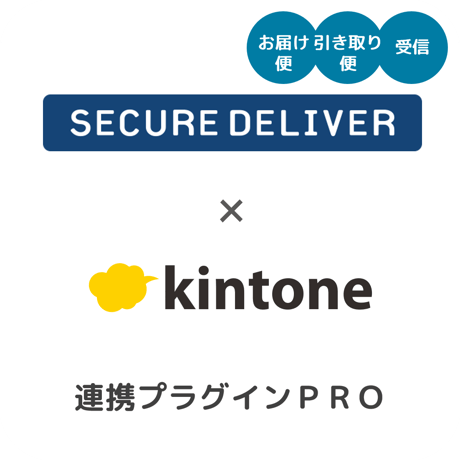 kintone SECURE DELIVER連携プラグイン PRO版（1年）