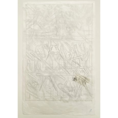 横山裕一『PLAZA』下描き　Yuichi Yokoyama