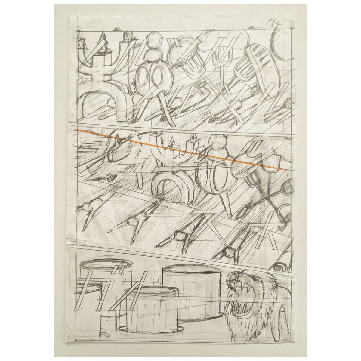 横山裕一『PLAZA』下描き Yuichi Yokoyama | 888books