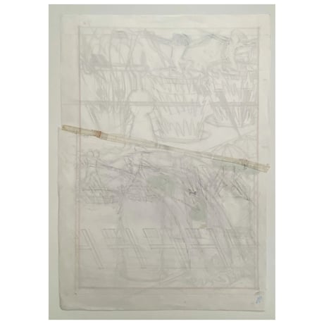 横山裕一『PLAZA』下描き　Yuichi Yokoyama