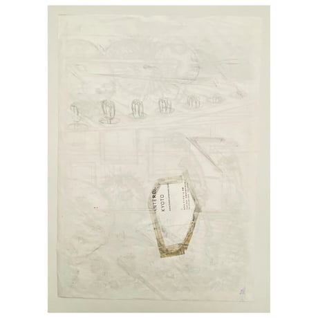 横山裕一『PLAZA』下描き　Yuichi Yokoyama