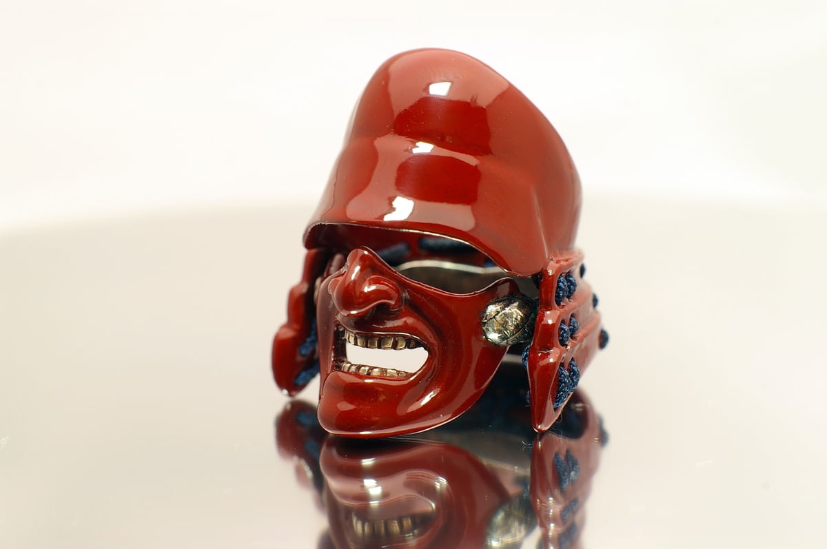 完売品入手困難‼️ 山猫堂 サムライリング カブト シルバー　925 兜　侍　鎧 fit=scale-down,w=1200