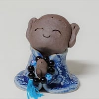 可愛いお地蔵 お願い地蔵さんピンク小 有田焼 置物 インテリア うつわ