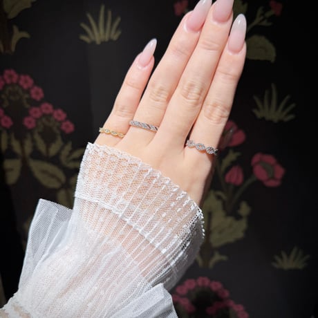 〈Classique Collection〉Mon ange K18・PT ダイヤモンド