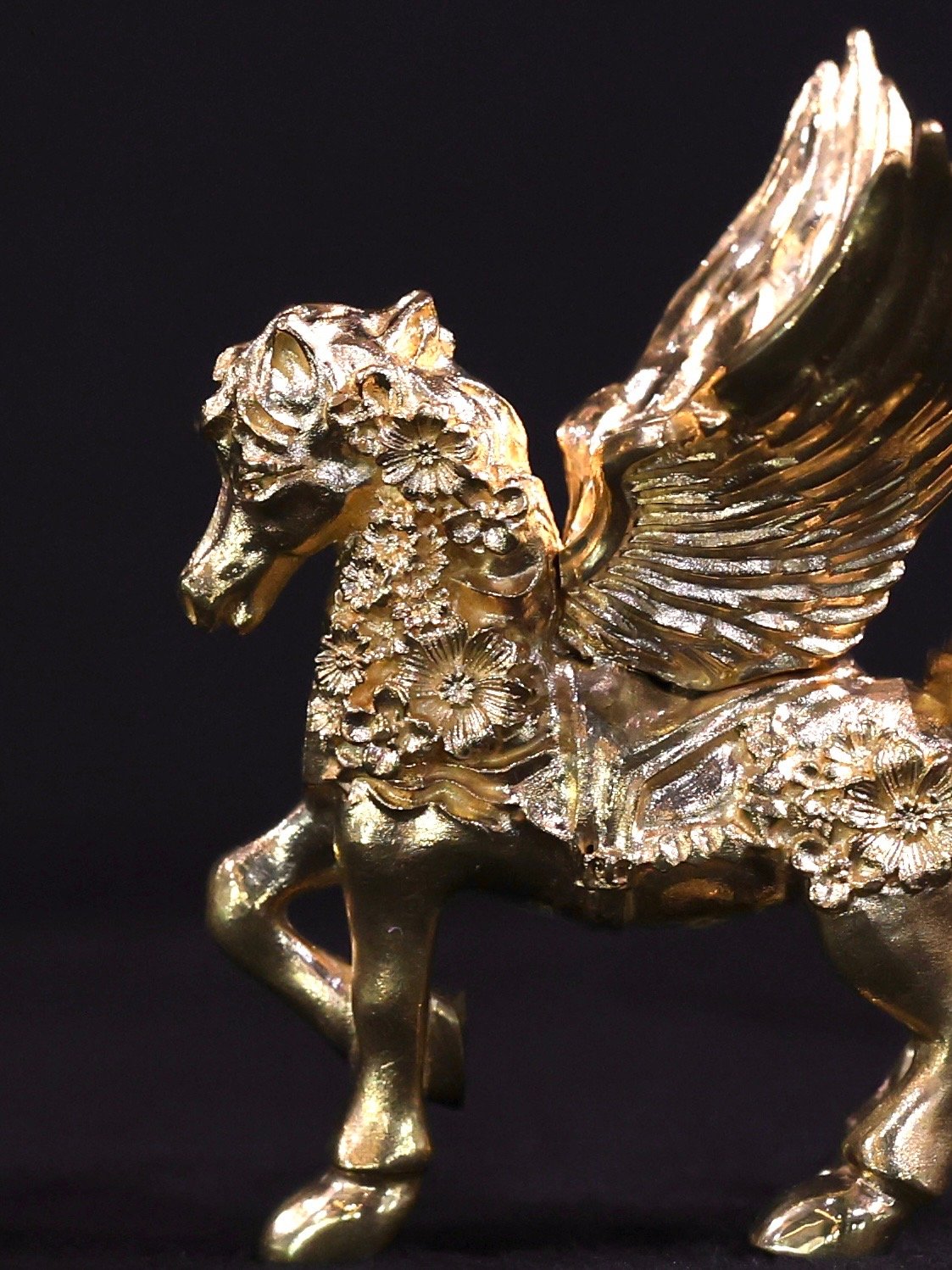 受注生産〉シルバー ゴールドコーティング Golden Pegasus