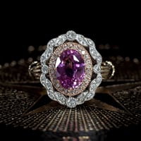 〈High Jewelry Collection〉Uriel K18PG＋K18CG＋PT ピンクサファイア