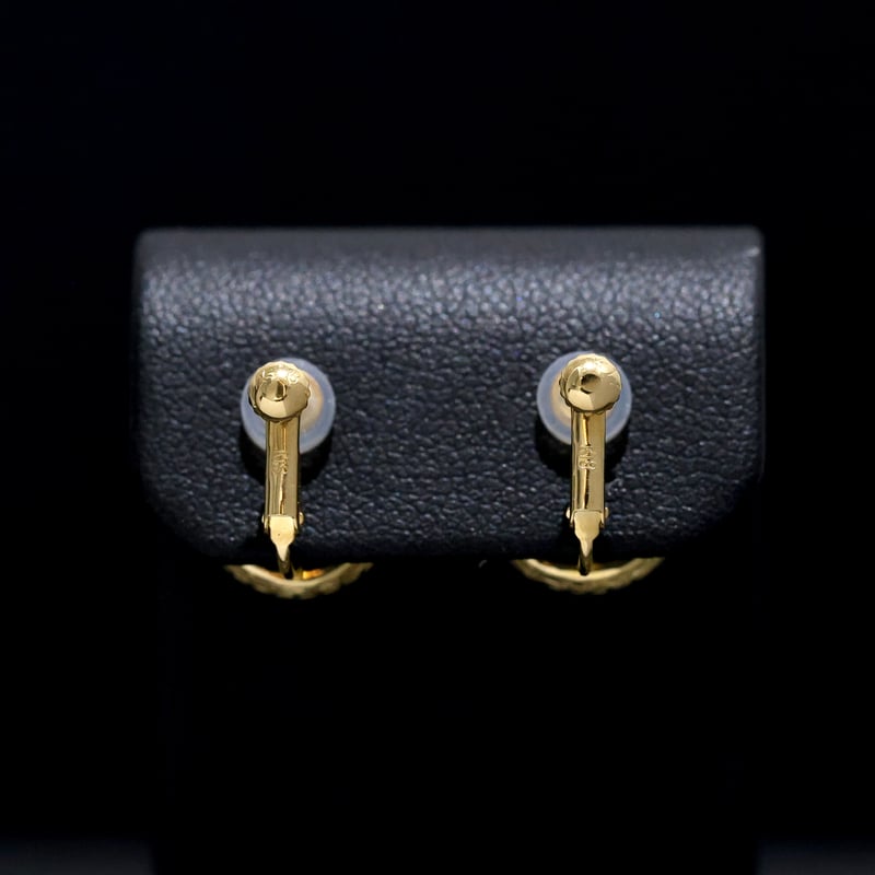 Grand Mélisande earring K18YG ガーネット | Mayuranoir
