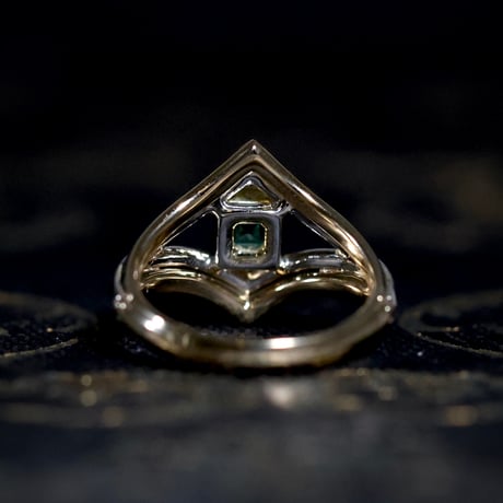 〈Special Collection〉Evil eye K18YG＋K18CG＋PT エメラルド