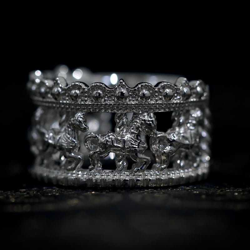 Mayuranoir マユラノアール 指輪 オパール0.74ct、K10、13号 シルバー