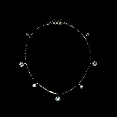 Dis Moi ビーズブレスレット ホワイト・K18 ビーズキット |もくもく