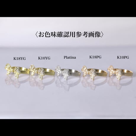 Zoé  Diamant 〈K18YG.K18PG.K18CG.PT〉  ダイヤモンド