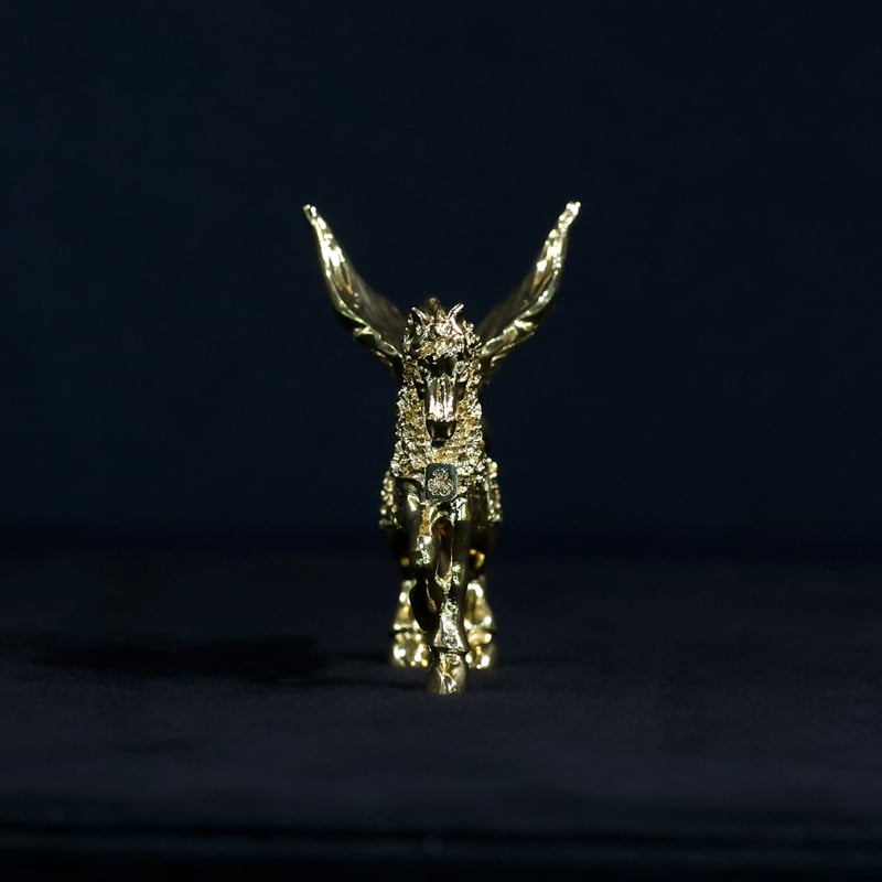 受注生産〉シルバー ゴールドコーティング Golden Pegasus
