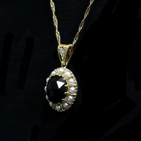 Grand Mélisande PN K18YG ブラックオニキス