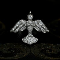 La paix Ring K18・PT  ダイヤモンド