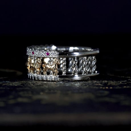 〈Special Collection〉Petit Carrousel K18YG＋PT ルビー