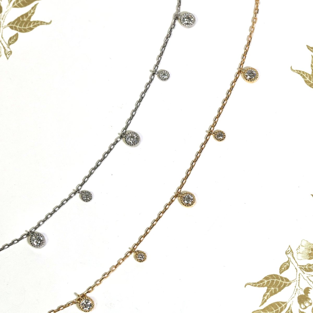 Porte-bonheurブレスレット〈K18YG.PT〉 | Mayuranoir