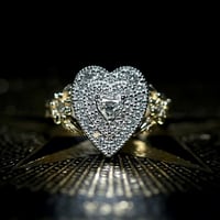 〈Special Collection〉Alexandra K18CG＋PT ハートダイヤモンド