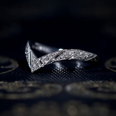 〈Classique Collection〉Mon ange volant K18・PT ダイヤモンド