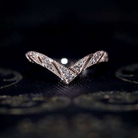 〈Classique Collection〉Mon ange volant K18・PT ダイヤモンド
