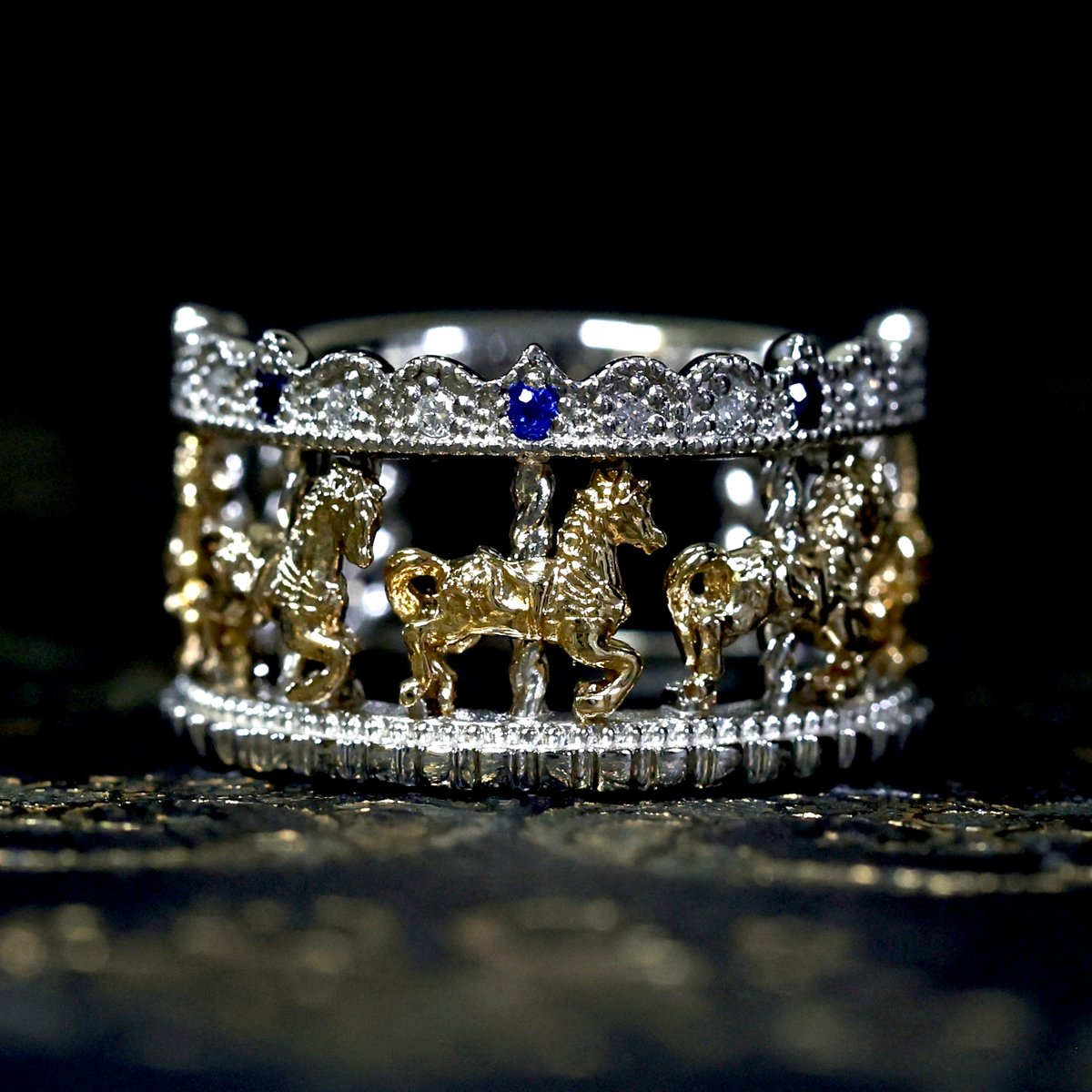 ♢ほむらページです♢K18 ブルージルコン＆ラピスラズリ セットチャ―ム ♢ほむらページです♢K18 ブルージルコン＆ラピスラズリ セット