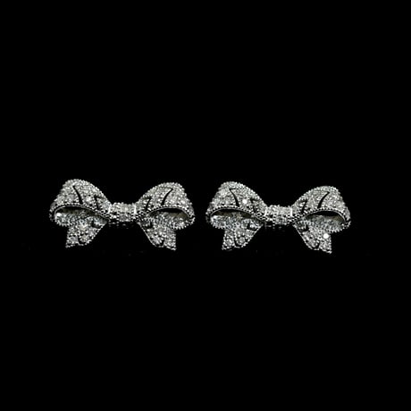 Raffiné petit Marie ピアス PT・K18ダイヤモンド