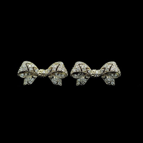 Raffiné petit Marie ピアス PT・K18ダイヤモンド