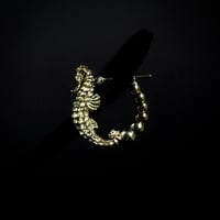 Hippo フープピアス K18・PT ダイヤモンド