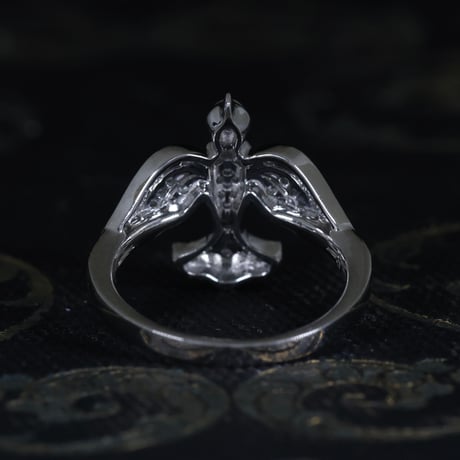 La paix Ring K18・PT  ダイヤモンド
