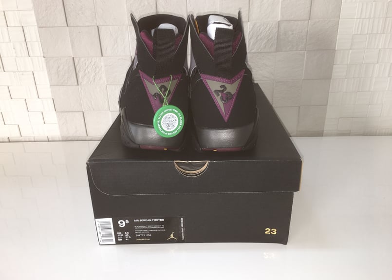 新品 希少 箱付 黒タグ AIR JORDAN 7 RETRO 27.5センチ-