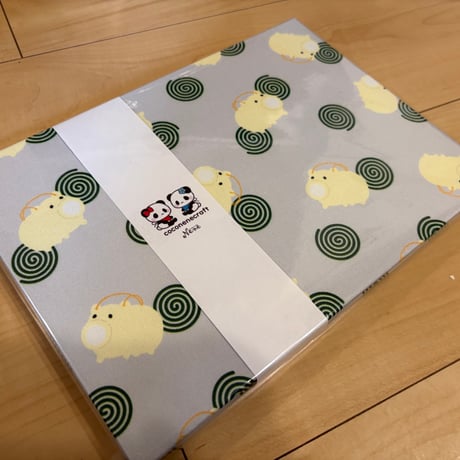 B5見開き御朱印帳　24山　きなり和紙　nene バンド付き