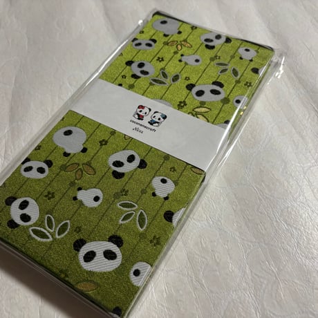 すらっと帳　縦24センチ横12センチ　きなり和紙　24山　バンド付