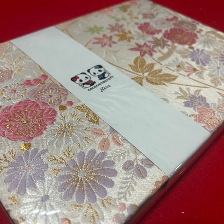 B5見開き御朱印帳  24山　ピンク和紙　nene バンド付き
