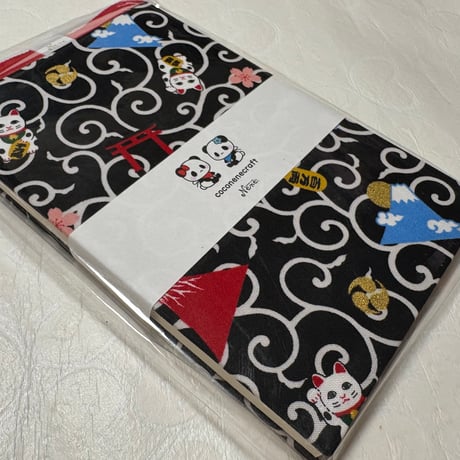 通常御朱印帳　18× 12㍉　きなり和紙　24山　バンド付き