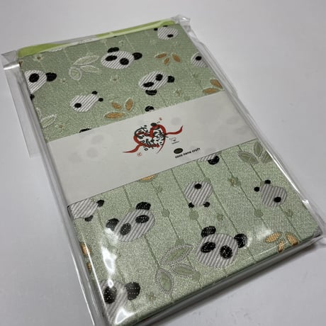 通常御朱印帳　18×12㍉　みど🐼ちゃん　24 山　バンド付き