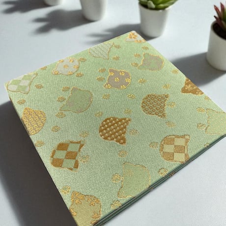 もっとラジキュー  15×15㌢　24山　きなり和紙　バンド付き