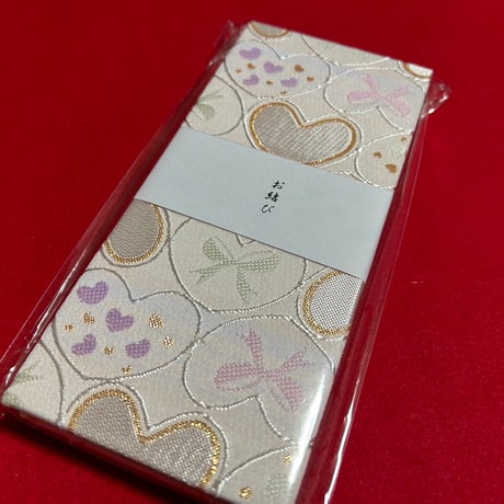 お結び帳　縦18×横8センチ　24 山   きなり和紙また白和紙またはピンク和紙