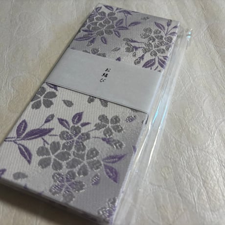 お結び帳　縦18×横8センチ　24山   白和紙