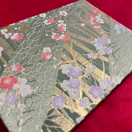 限定1冊10%オフ【🔴予約販売🔴】B5見開き御朱印帳  24山　きなり和紙nene バンド付き