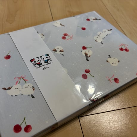 B5見開き御朱印帳　24山　きなり和紙　nene バンド付き