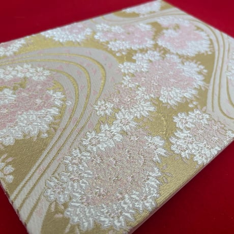 限定1冊10%オフ【🔴予約販売🔴】B5見開御朱印帳   24山　きなり和紙nene  バンド付き