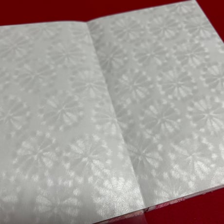 白菊和紙の御朱印帳　30山　neneバンド付き